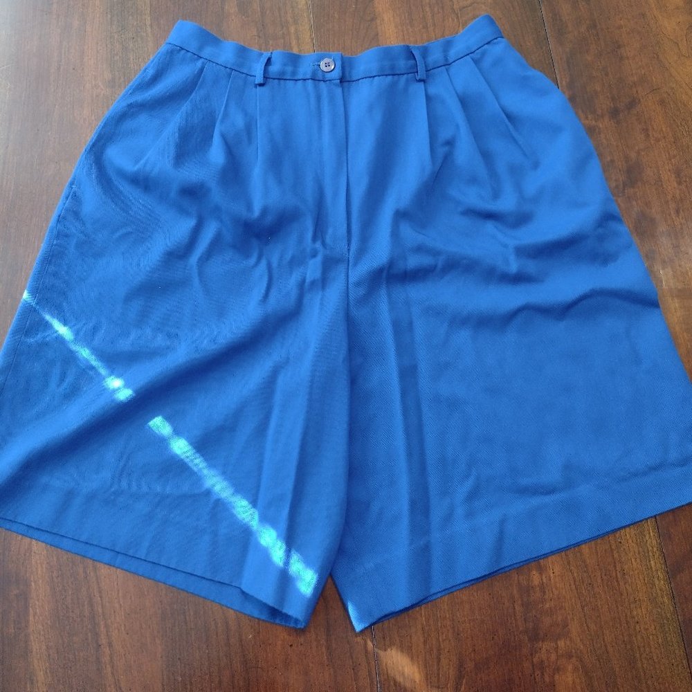 Pendleton blue high waisted shorts